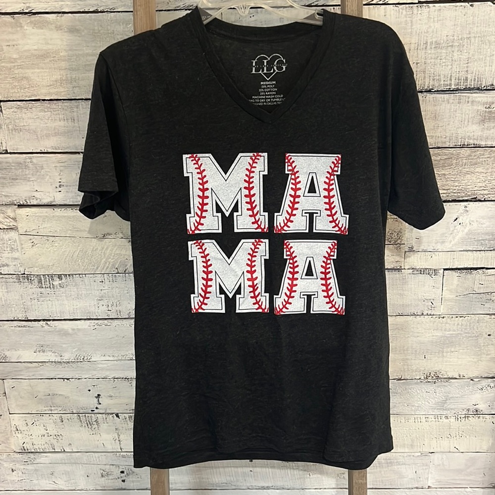 Baseball Mama Live Love Gameday Tshirt